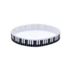 Polsino in silicone per tasti del pianoforte 1PC in bianco e nero Ottimo da utilizzare in qualsiasi regalo di benefici per concerti di musica