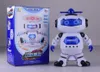 Zabawki elektryczne taniec obrotowy robot z LED Lights Music Explosion Toy Intelligence Zabawki z napędzaną baterią Direct Shenzhen Chiny Hurtownie