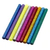 Adhésifs 10 pièces coloré 7mmX100mm bâtons de colle thermofusible pour pistolet à colle artisanat coque de téléphone Album réparation accessoires adhésif 7mm bâton