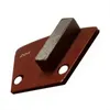 Single Bar Segment Diamond Grinding Block Trapezoid Concrete Grinding Shoes for Terrazzo Floor Renovation 40x12x12mm 12PCS