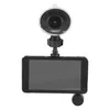 3ch car DVR dash cam driving video record 4 " touch screen FHD 1080P front + rear + 360° rotable عدسة قابلة للفصل 170° 140° 120 ° FOV