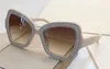 4S067 Luksusowe kobiety Designerskie okulary przeciwsłoneczne Audrey Goggle Wrap Designer UV Protection UV Model Big Rame Leopard podwójny kolor RAME2790288