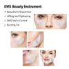 EMS Electric Slimming Face Pulse Massager Jaw Exerciser Facial Electronic Muscle Stimulation Electrode Face Cheek Patch Massager8816899