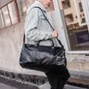 Hot Luxury PU Leather Siłownia Mężczyzna Wodoodporna żeńska torba na buty sportowe dla kobiet Fitness na ramię Joga Duffle Bag Travel Torebki XA945WD