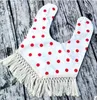 Baby Dribs Tassel Burps Cloths Ins Bandana nowonarodzony grzywka ślina ręcznik