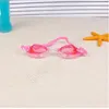 Sports nautiques Antibuée Lunettes De Natation Enfants Anti-UV Lunettes De Natation Silicone Réglable Coloré Enfant Lunettes Grand Cadre ZZA226