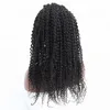 アフリカ系アメリカ人のかつら短いカーリーレースフロント人間の髪の毛のかつらのひきりブラジルの髪のフルレースのかつら130％密度16inch