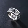 Groothandel-Nieuwe Titanium Staal Koran Messager Ringen Moslim Religieuze Islamitische Halal Woorden Mannen Dames Vintage Bague Arabische God Ring