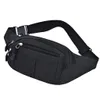 Fanny Pack for Women Men midja Packs Simple Leisure Fashion Oxford Sport Fitness Midja Packar Bröstväska Telefon Pouch Belly Bag12428