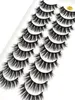 2020 NEW 10 pairs 100 Real Fake Mink Eyelashes 3D Natural False Eyelashes Mink Lashes Soft Eyelash Extension Makeup Kit Cilios 3D9705718