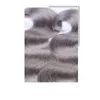 Tissage de cheveux naturels indiens vierges bruts, Body Wave, 3 lots, 1B/gris, Double trame, 10-26 pouces, 1B gris, deux tons, couleur Body Wave