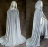 Kadife Noel Kapüşonlu Cloak Gelin Cape Kış Cadılar Bayramı Kat Uzunluk Ceket Düğün Sarar Kadife Düğün Ceketler
