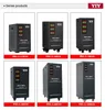 SVC-3-60KVA AC380V Automatic Voltage Regulator Stabilizer 3-Phase 4-Wire MCU Control Overload Protection Servo Type Motor Vertical Colorful Display