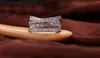 Simples Anéis De Casamento Para As Mulheres Brilhantes Elegante Cubic Zircon Jóias de Prata Esterlina 925 Anel de Noivado de Aniversário