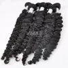 Бразильская глубокая волна Virgin Brazilian Hair Stuckles 3pcs Лот 100% Кудрявый завод продает плетение онлайн