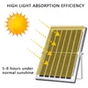 Solar flood lighting outdoor lamps IP67 waterproof Remote cntrol solar panel power operated lighting fixture auot on off for garden yard