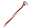 Crystal Ball Pens Шариковая Fashion Girl Большой Алмазный шариковой ручки Ручки для школы Канцелярские товары Канцелярские товары G639