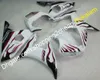 Motorcycle For Yamaha YZF-R6 04 03 YZF R6 Red Flames White Body Kit YZF600 2004 2003 YZFR6 YZF 600 R6 Fairings (Injection molding)