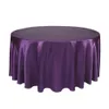 Table cloth 1pcs Satin Tablecloth 57''90''120'' White Black Solid Color For Wedding Birthday Party