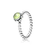 2019 Ny 100% 925 Sterling Silver Pandora Ringar för kvinnor 12 månader Multicolor pärla Valfri Charm Pärlor Fit DIY Ring Factory Partihandel