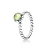 2019 NOVO 100% 925 Prata Esterlina Pandora Anéis Para Mulheres 12 Meses Multicolor Gem opcional Charm Beads Fit DIY Ring fábrica Atacado