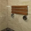 20" Modern Solid Teak Wood Folding Shower Seat Toilet Supplies