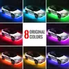 Car Underglow Lights 4 Pcs Led Strip Car Lights 8 Color Neon Accent Lights Strip Sync to Music Wireless Remote Control 5050 RG5679225