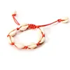 INS Puka Shell Charms Bracelets Hand Woven Handwear For Women And Men Anklet 14 Colors Wholesale