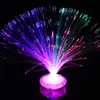 Flower Night Light Lamp 8 modes LED Fiber Optic Lamps Stand Home Holiday DIY Decorations Party Supplies Hot Sale