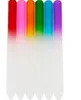 Renkli Cam Tırnak Dosyaları Dayanıklı Kristal Dosya Tırnak Tampon NailCare Manikür UV Lehçe Aracı için Tırnak Sanat Aracı 2019