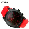 SINOBI sports Women's Wrist Watches Casula Geneva Quartz Watch Soft Silicone Strap Fashion Color Cheap Affordable Reloj Mujer244U