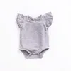 Baby Strampler Ins Infant Fly Sleeve Solide Dreieck Overalls Onesies Sommer Baumwolle Atmungsaktive Body Neugeborenen Candy Farbe Nachtwäsche CYP665