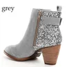 Vrouwen Sexy Luxe Chunky Hak Booties Dames Enkellaarzen Mode Designer Sexy Dames Hoge Hakken Schoenen Pumps Bottes Boot