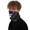 New American Flag Design Multifunction Ski Outdoor Sport Motorcycle Scarf Leopard Print Bandana Face CS Mask Halloween Masks