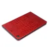 Designer iPad Case Flip Wallet Bright Crocodile Grain Pu Leather Tablet PC Falls för iPad Pro 12.9 "Air 2/3 iPad 5 6 Protect Cover3144156
