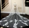 Nieuwe aankomst Wedding Wrap With Appliques Hoge kwaliteit Bridal Cape Wedding Wear Custom Made Bridal Shawl voor trouwjurk5411869