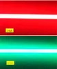 T8 LED Color Tubes Light 4ft 8ft 28 W 72W Zintegrowany V Kształt Czerwony Niebieski Żółty Różowy Pomarańczowy Kolor Lampki Rury