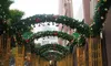 2.7m Yeni Yeşil Noel Garland Çelenk Noel Ev Partisi Noel Dekorasyon Çam Ağacı Rattan Süsler Drop Shipping Y191024 Asma