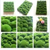 12 piezas de musgo piedra viva hermosa realistas Moss Bolas de simulación bolas decorativas para acuarios terrario de vidrio Jar