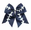 Softball Bébé Bandeau Fille Baseball Cheer Bandeaux Rugby Bowknot Queue D'aronde Cheveux Arcs Cheerleading Accessoire Queue De Cheval Porte-Cheveux C4865