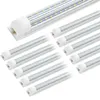 Sunway-USA, V-formade integrerade LED-rör Ljus 4ft 8ft LED-rör T8 72W 120W dubbla sidor Lökar Butik Lätt kylare Dörrljus