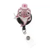 10pcslot New arrival medical Brooch Pin Cute angel doctor Rhinestone enamel nurse Retractable ID Badge Holder reel7814936