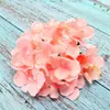 Weeding flower wall Artificial Hydrangea Flowers head Diameter about 15-19cm Home and wedding Ornament Decoration free shipping