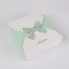 Caixas de doces com curva de presente romântico bolo de chocolate pacote festa de aniversário favor dobrável caixa de embrulho de papel de embrulho caixa