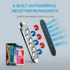 Hela mini magnetiska biltelefonhållare för iPhone 11 Pro XS Max Xiaomi Samsung Metal Magnet Mobiltelefon Cell GPS Stand Car Moun3445532