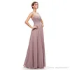 New Arrival Summer A Line Bridesmaid Dresses Style Chiffon Appliques In Stock Sleeveless Maid Of Honor Dress Bridesmaid Gowns