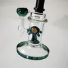 Thick Bong Beautiful Hookahs Heady Glass Dab Oil Rigs Bongs showerhead perc Colorful Unique Design Water Pipes Bong Straight tube CS1223