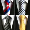 Fashion neck tie Stripe necktie 80 Color 146*8cm Occupational shirt Necktie for Father's Day business tie Christmas Gift