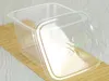 1000 conjuntos mini limpar copos de sobremesa quadrados copos de plástico copo mousse geléia pudim tiramisu copo bolo de sobremesas recipiente