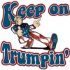 2020 USA Presidentkampanjer Klistermärken Brev Håll på Trumpin United States Donald Trump Paster Car Bumper Dekaler 10 stycken 1 6JW E19